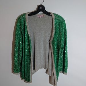 Calypso St Barth sequin 3/4 sleeve cardigan
